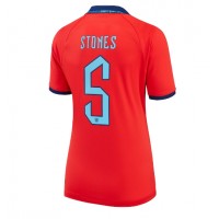 England John Stones #5 Fotballklær Bortedrakt Dame VM 2022 Kortermet